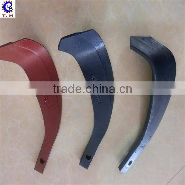 strong rotary agricultural power tiller balde