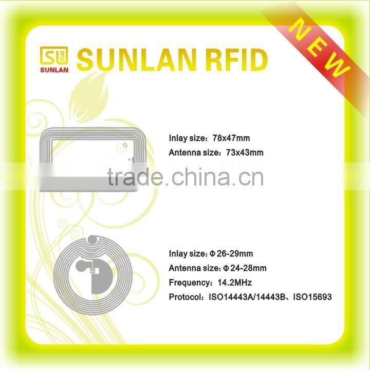 Factory price Custom Size Plastic Sheet F08 RFID Inlay With IC Chip