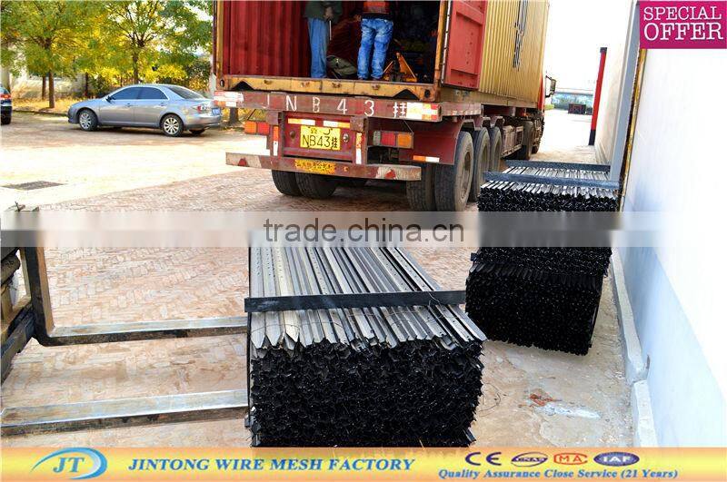 galvanizd or pvc coated Y post/star picket for fence using(FREE SAMPLE)