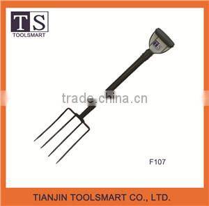 carbon fork garden fork with long handle wooden fork