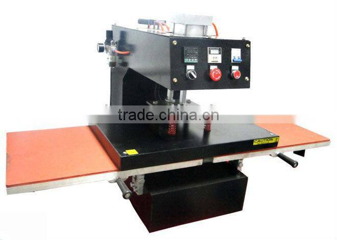 Pneumatic double stations sublimation heat press machine