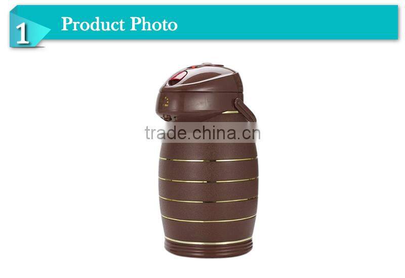 2014 Decorative glass liner vacuum water coffee jar air pot (AGUO)