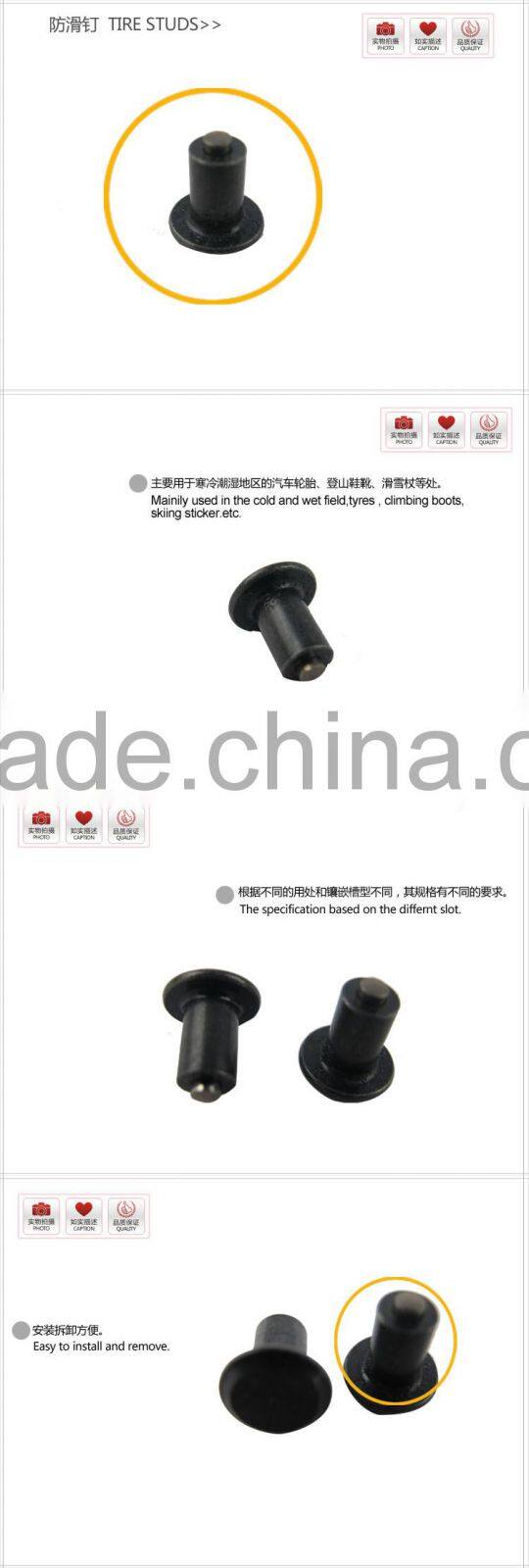 Tungsten Carbide Antiskid Tire Studs With Stud Tool
