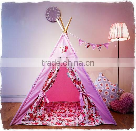 Promotional Customized Kids Teepee tipi play indian tent wigwam wholesale