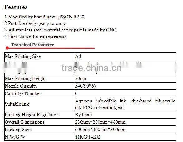 Mini Stainless Steel Foldable Mobile Phone Case Cover DTG Printer