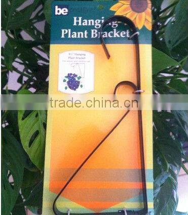 A Pair of Vintage Wrought Iron Architectural Wall Hanging Basket Brackets