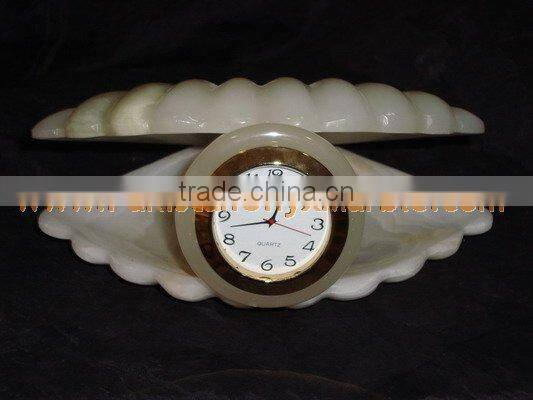 LATEST DESGINE Top Quality Cheap Price CLOCKS ONYX MARBLE HANDICRAFTS