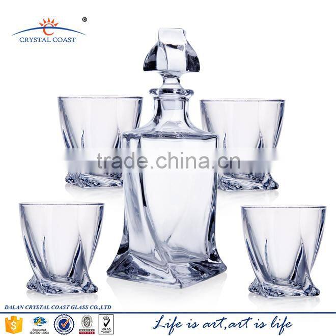 High Quality Whiskey Decanter Set/Bohemia Crystal /whisky sets