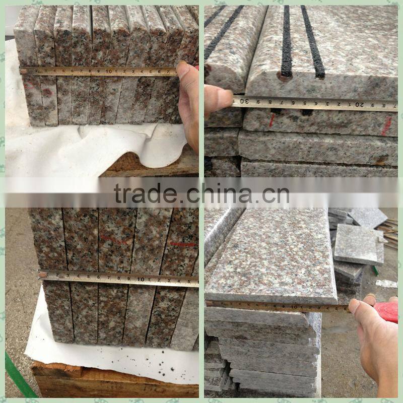 Cheap Bainbrook Brown G664 Granite Stairs Anti Slip Filled with Carborundum