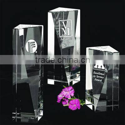 2016 generous crystal book trophy