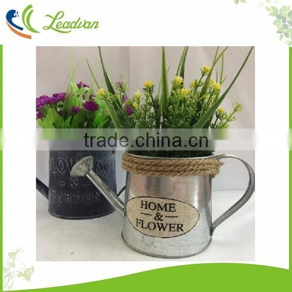 Cheap price large metal material watering cans in bulk for garden decoration