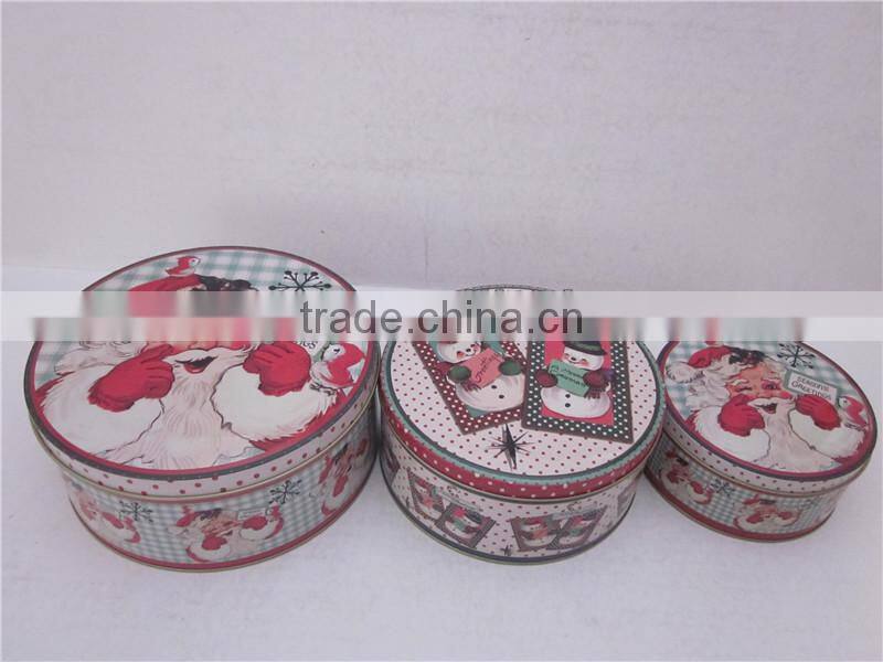 Christmas candy box,Christmas food iron box ,candy iron box set