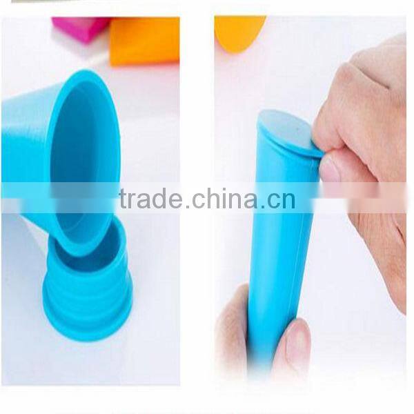 Custom color popular silicone ice pop mold