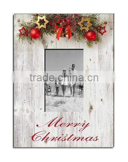 Cheap MDF Wooden Photo Frame for Christmas