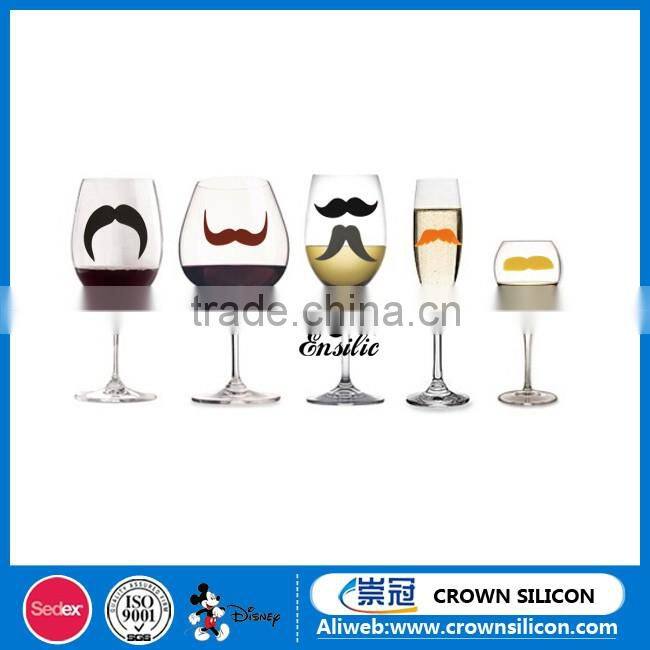 SEDEX and ISO NEW Promotion Identification Suction Cup wine glass marker