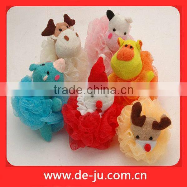 Toys Scrubber Colorful Animal Bath Sponge Baby