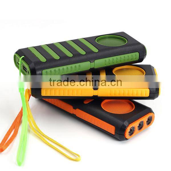 Best selling portable wireless bluetooth music speaker with power bank with LED touch