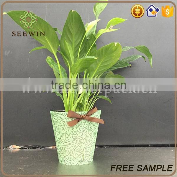 flower decoration colorful paper mesh plastic flower bag