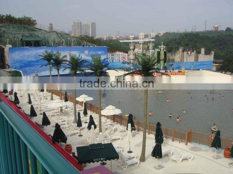 Landscaping huge coconut trees