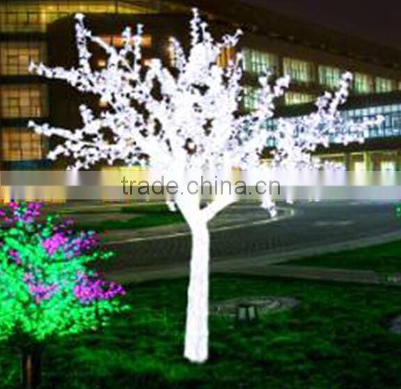 Home garden decorative 260cm Height outdoor artificial blue flashing LED solar lighted up trees EDS06 1427