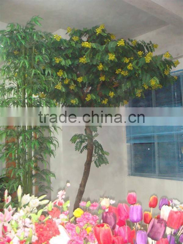 Home garden edging decorative 5ft to 16ft Height outdoor artificial green plastic palm trees EDS06 0838