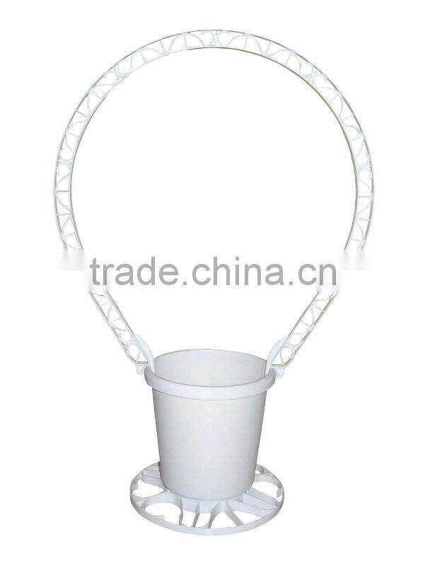 White Plastic Furneral Basket Container