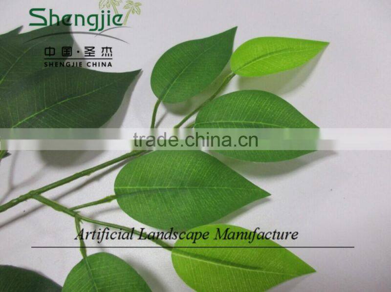 Artificial banyan leaves with green color manufcaturer