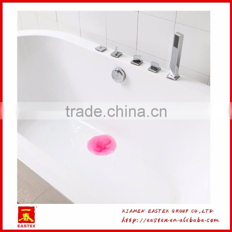 Cute hippo design silica gel deodorant cover for floor drain