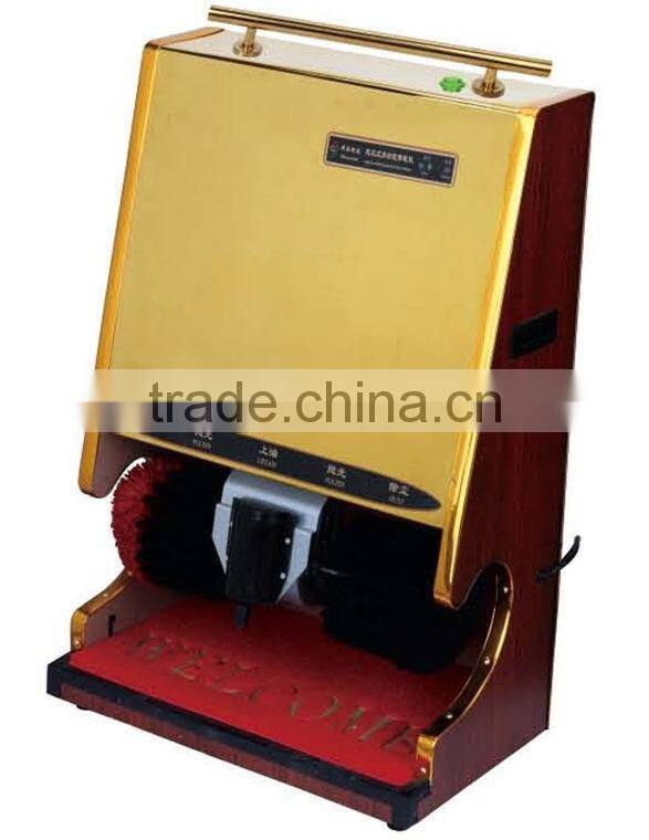 Canton Fair used Portable electric advertising automatic shoe polisher machine factory