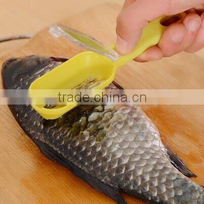 stocked plastic fish scale scraper fish scale remover with cover