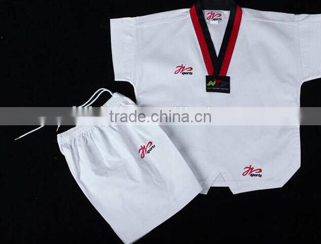 Factory best quality taekwondo With Printed Back WTF Taekwondo Dobok/Suit/Uniform