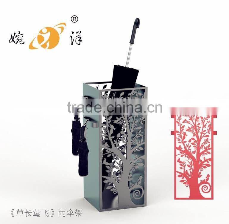 Fashion Hollow hotel Multifunction metal umbrella stand