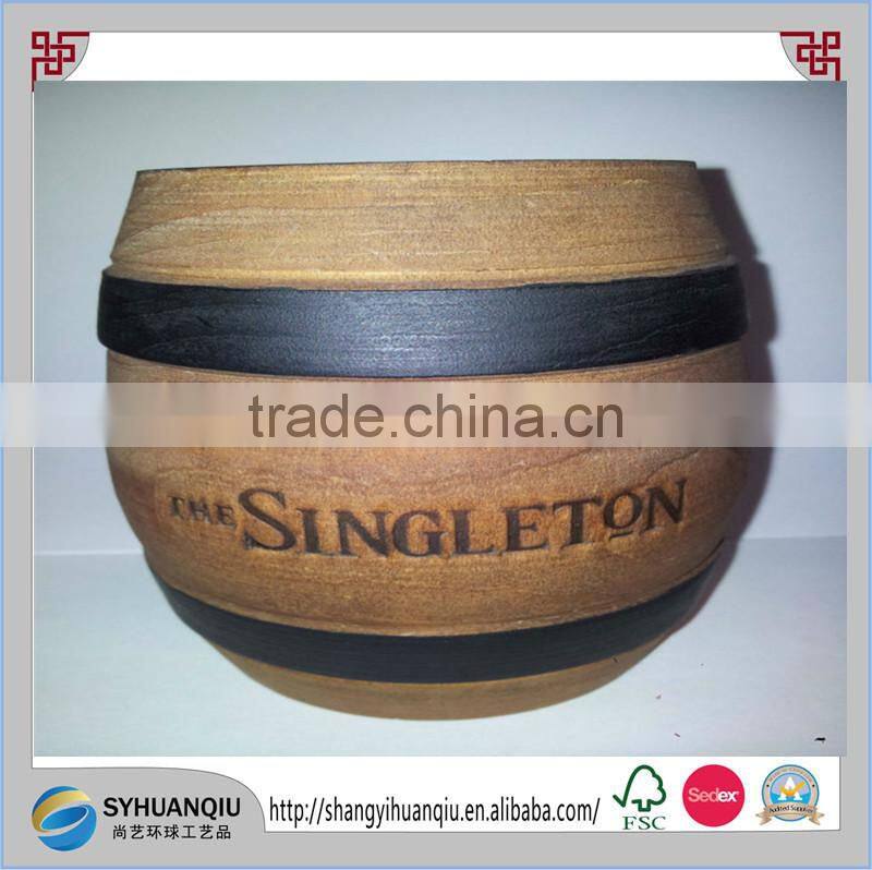 Vintage Wooden Decorative Small Vessel/Barrel For Candy Or Sweets