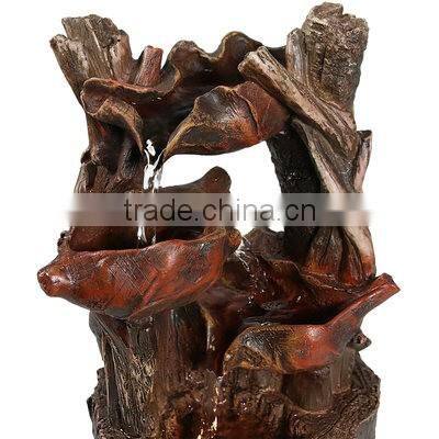 Indoor Waterfall Tabletop Fountain with LED Light