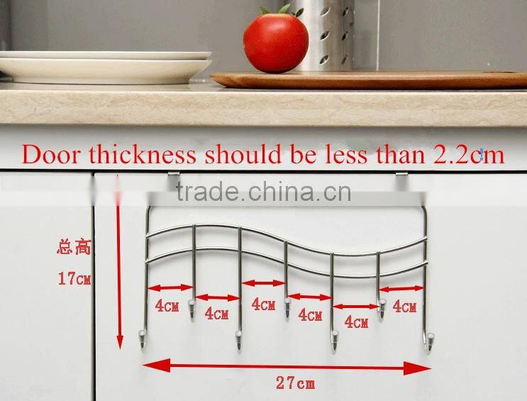 Hooks for clothes hanger stainless steel hanging hook for door cabinet storage