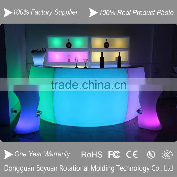 2016 Newest led furniture /led light bar table/tables for the wedding party