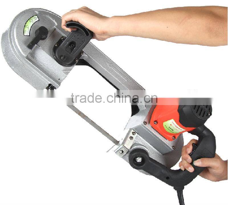 680w Speed Variable Metal/Steel/Wood Cutting Electric Power Handheld Mini Metal Band Saw Machine