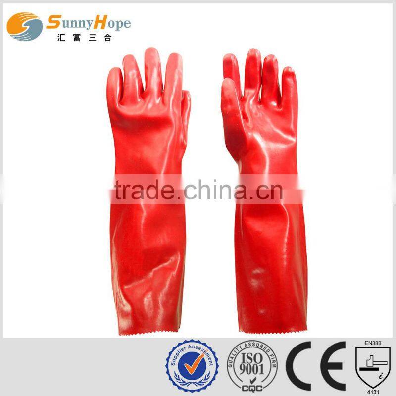 sunnyhope chemical gloves rubber oil resistance gloves slip resistant gloves