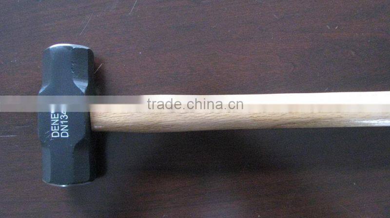 Red painted sledge hammer with tpr handle