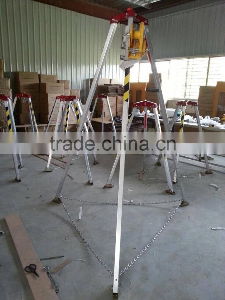 Aluminum Safety Tripod Rescue Equipment in Fire Rescue