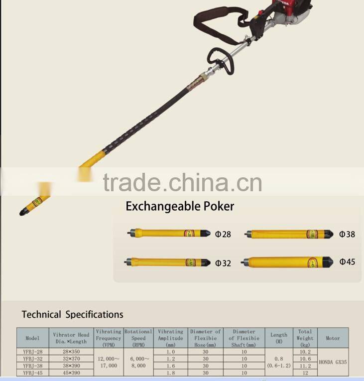 High- speed &Portable Eccentric Concrete Vibrator