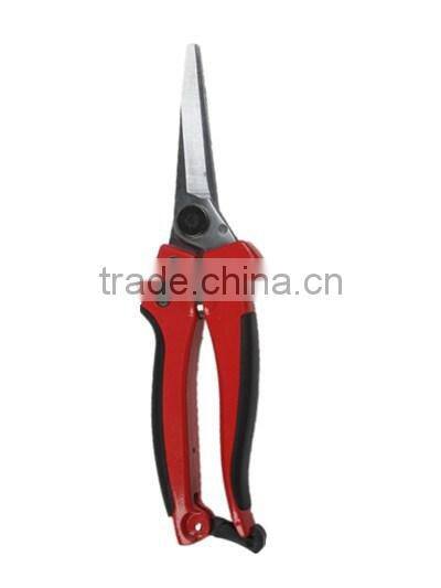 8" garden grape scissors / 65Mn carbon steel+Aluminum handle