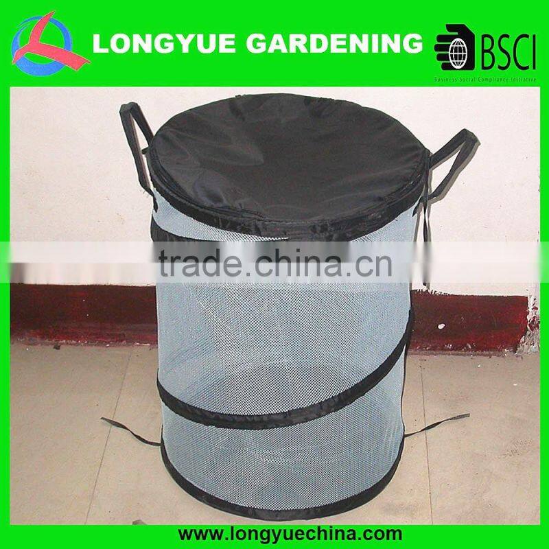 mesh hamper for bathroom with lip