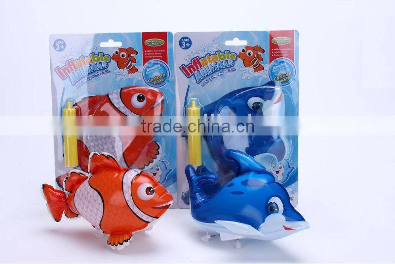 promotional PVC fish toy eco friendly material for kids