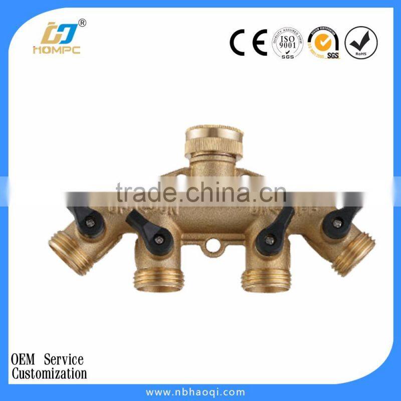 Backyard Garden Brass Single Garden Hose Shut-Off Valve