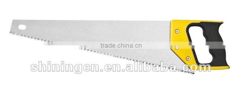 2d/3d teeth hand saw, 16 inch saw,plastic handle 65Mn sharp hand saw SH190