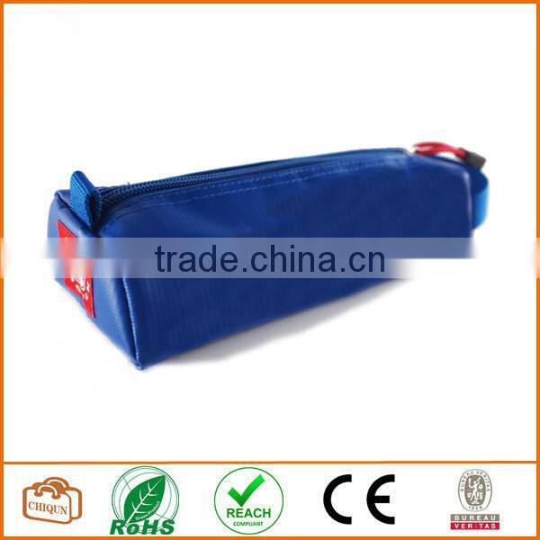 Tarpaulin Name Tag Small Pencil Case Pouch (Blue)