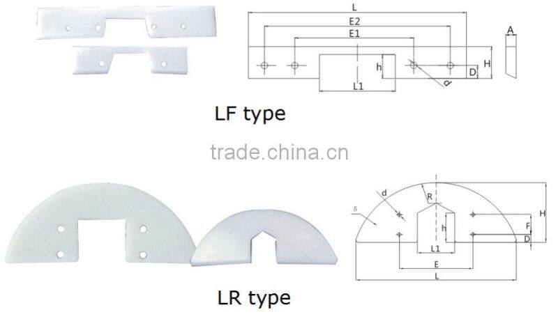 drag conveyor flight,LF/LR type flight, plastic flight for chain