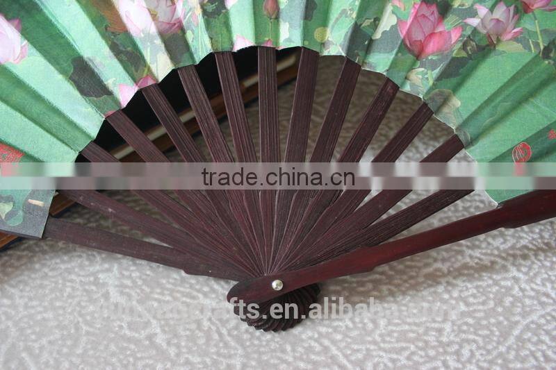 Chinese traditional bamboo silk fan