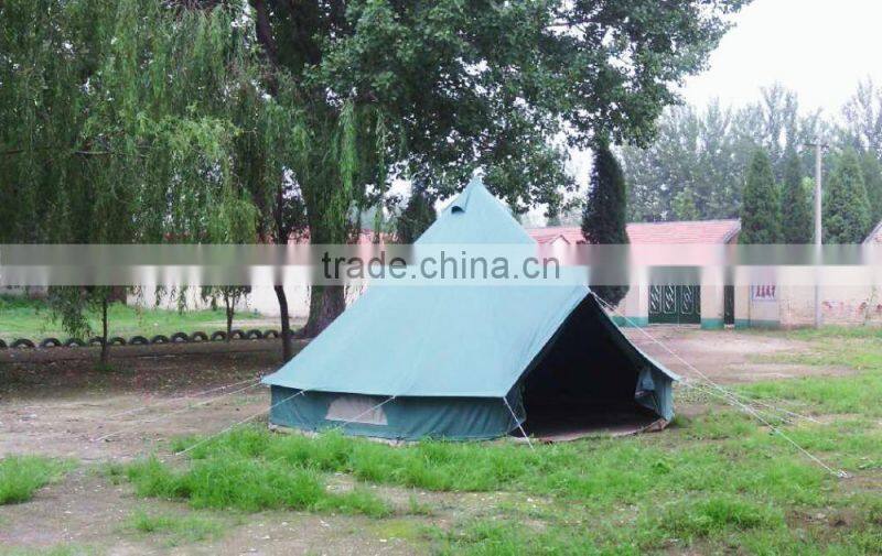 Outdoor high quality cotton canvas Bell Tent for camping